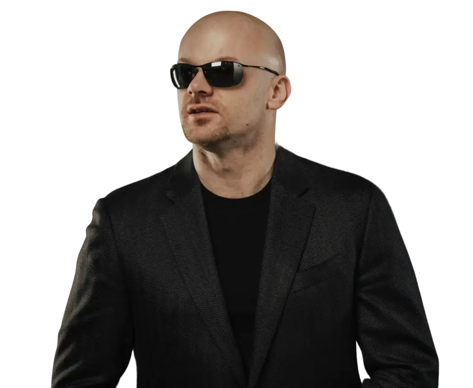 Chad E. Foster on stage