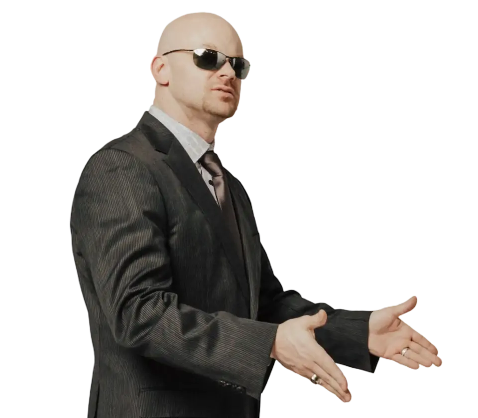 Chad E. Foster on stage