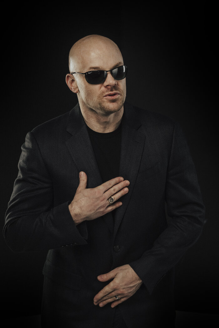 Vertical business portrait of Chad E Foster for corporate materials