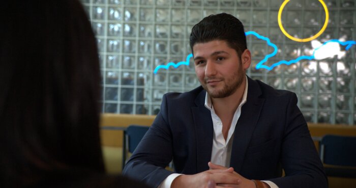 Chad E Foster in meeting at Falcon company discussing business strategy