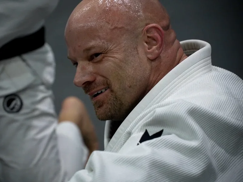 Chad E. Foster training Brazilian Jiu-Jitsu in Dubai