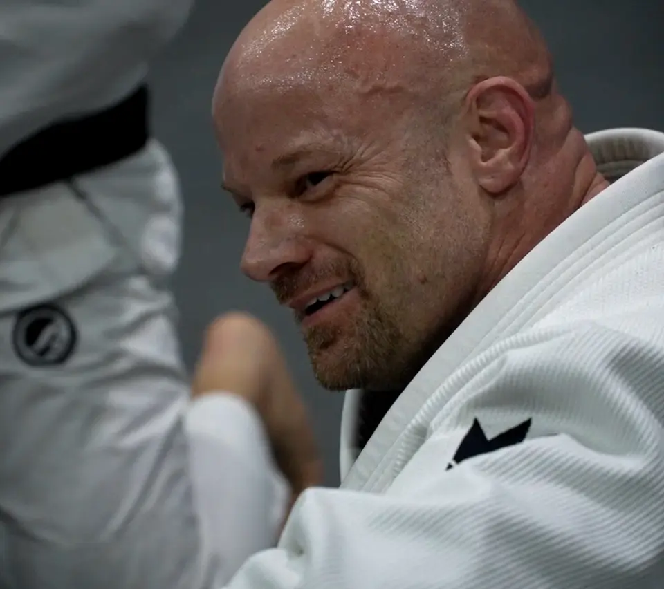 Chad E. Foster training Brazilian Jiu-Jitsu in Dubai