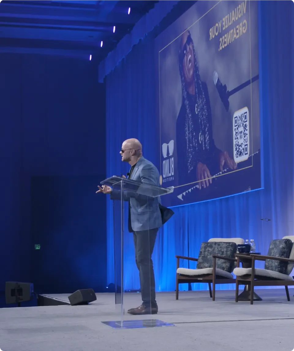 Chad E. Foster on stage